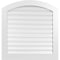 Ekena Millwork Arch Top Surface Mount PVC Gable Vent: Non-Functional, w/ 3-1/2"W x 1"P Standard Frame, 36"W x 36"H GVPAR36X3601SN - alternate 1